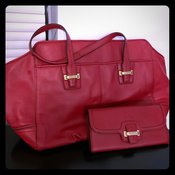 Coach Handbags - Coach purse and matching wallet